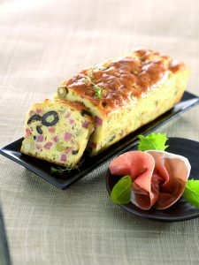 cake, jambon, Bayonne, olives, recette, entrée