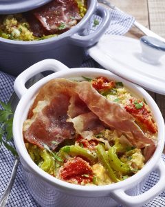 piperade, jambon, Bayonne, basque, recette, plat