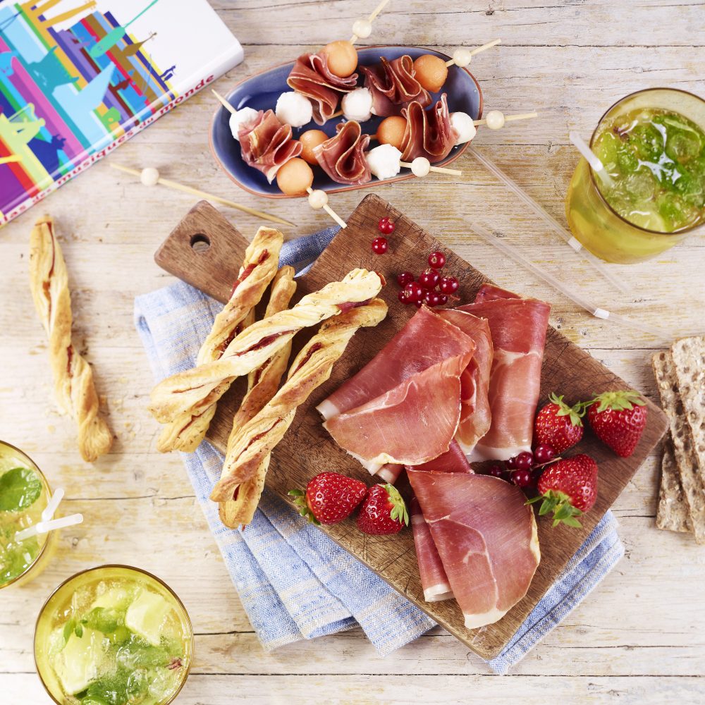 apéritif, apéro, jambon, estival, plateau, recette