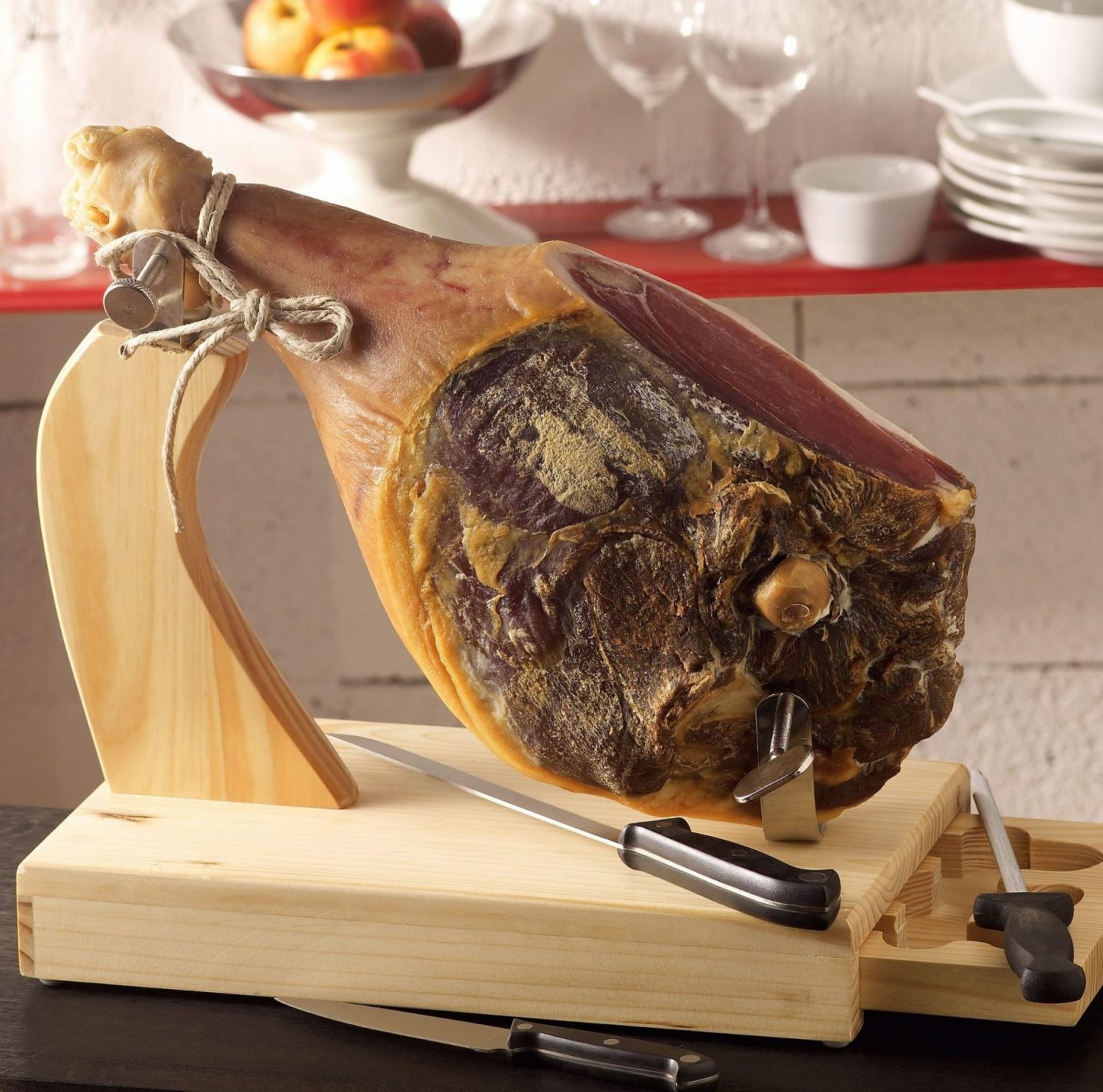 découpe, jambon, tranchage